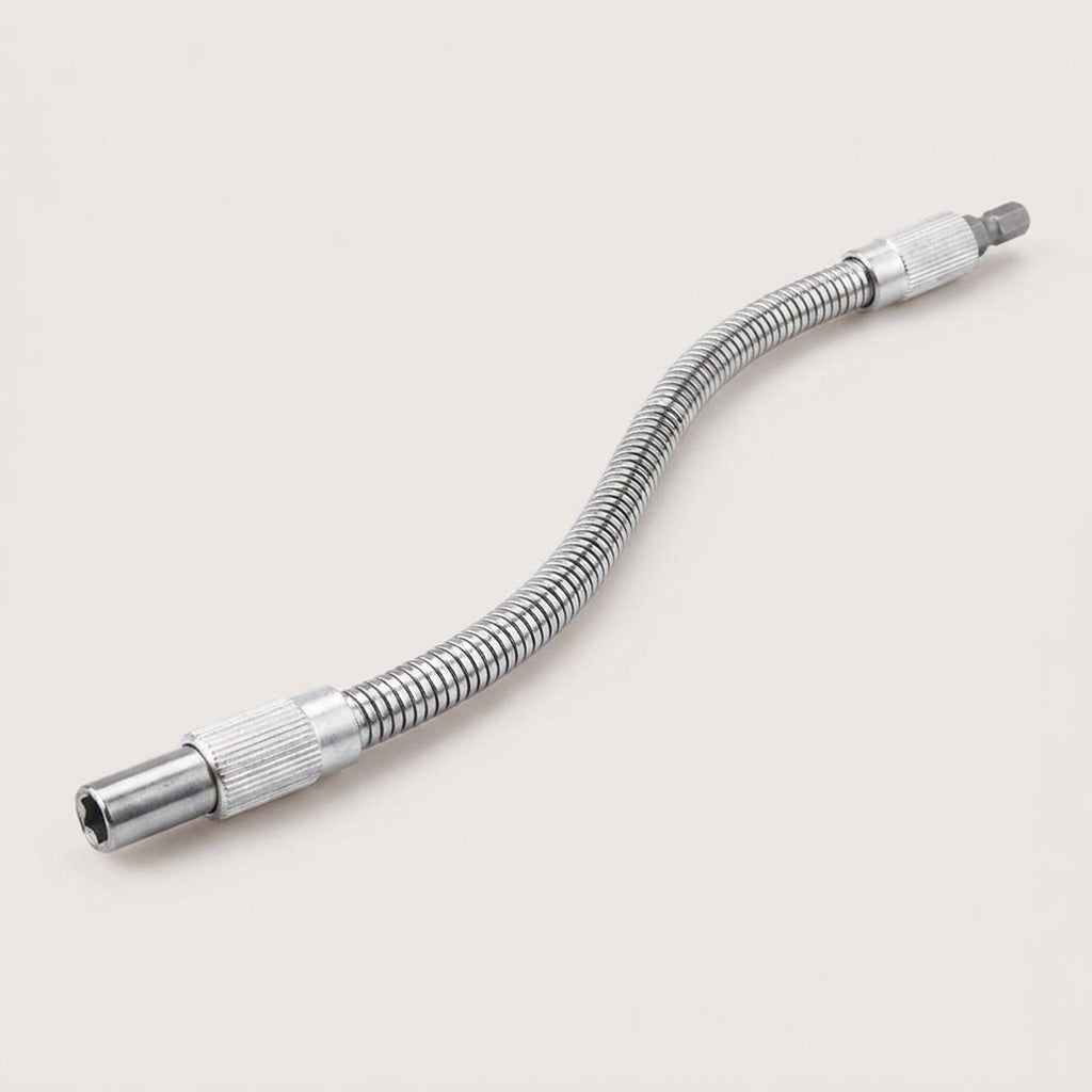 Flexible Drill Bit Extension – 1/4 in Hex Shank Bendable Bit Holder