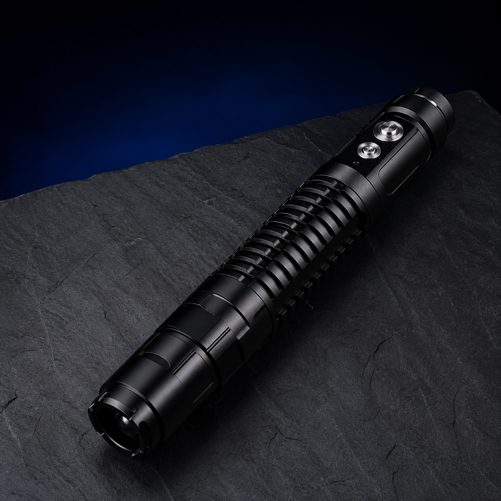 Burning Blue High-Power Fire-Starting Laser Torch