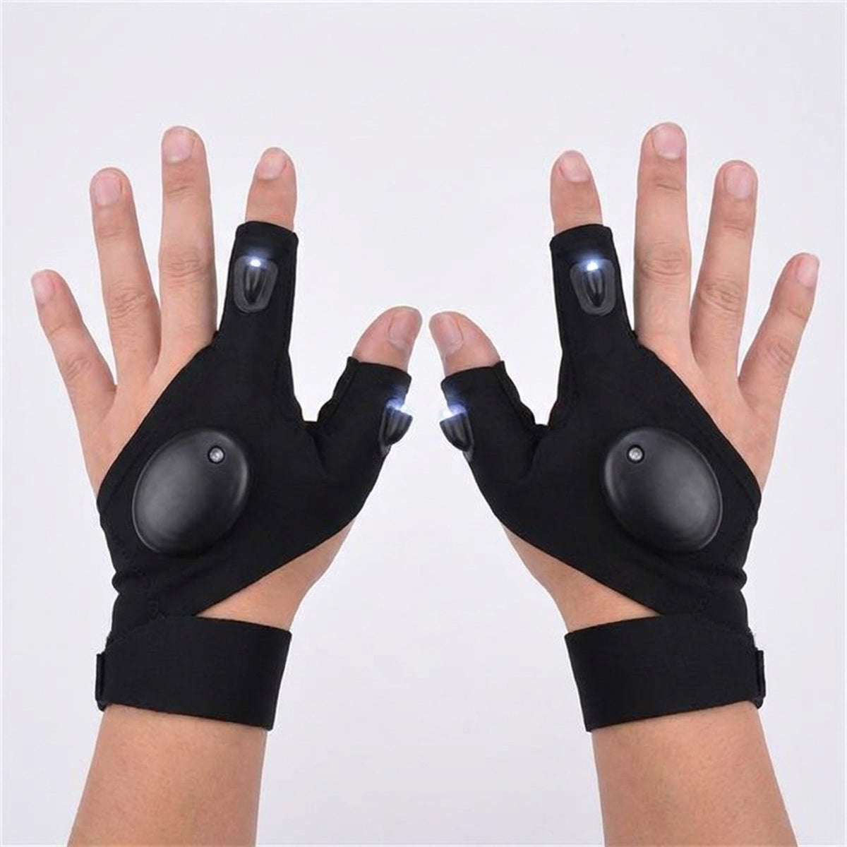Outdoor LED Flashlight Glove, Camping Fishing Accessories, Gifts for Men Dad Husband Him