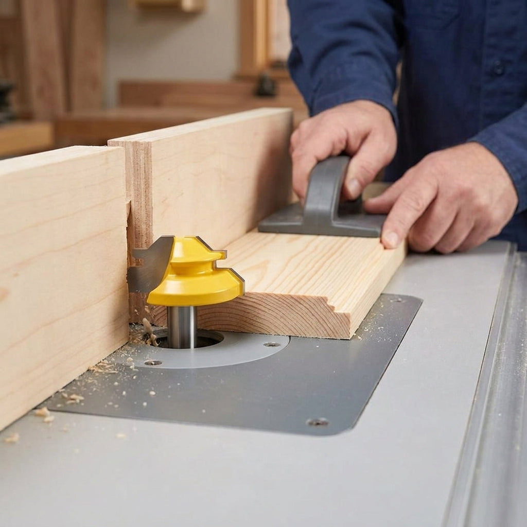 Lock Miter Router Bit - 45° Carbide Alloy Milling Cutter