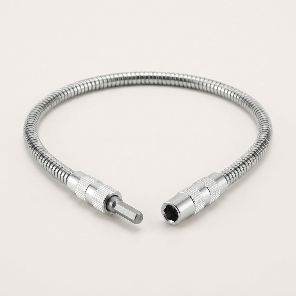 Flexible Drill Bit Extension – 1/4 in Hex Shank Bendable Bit Holder