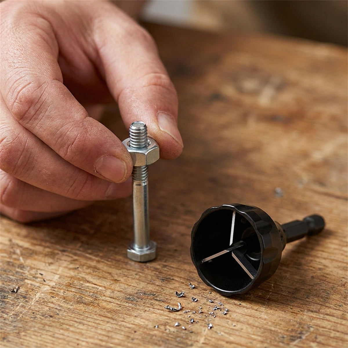 Deburring Chamfering Tool - Remove Burr For Repair Bolt Thread Drilling Tool