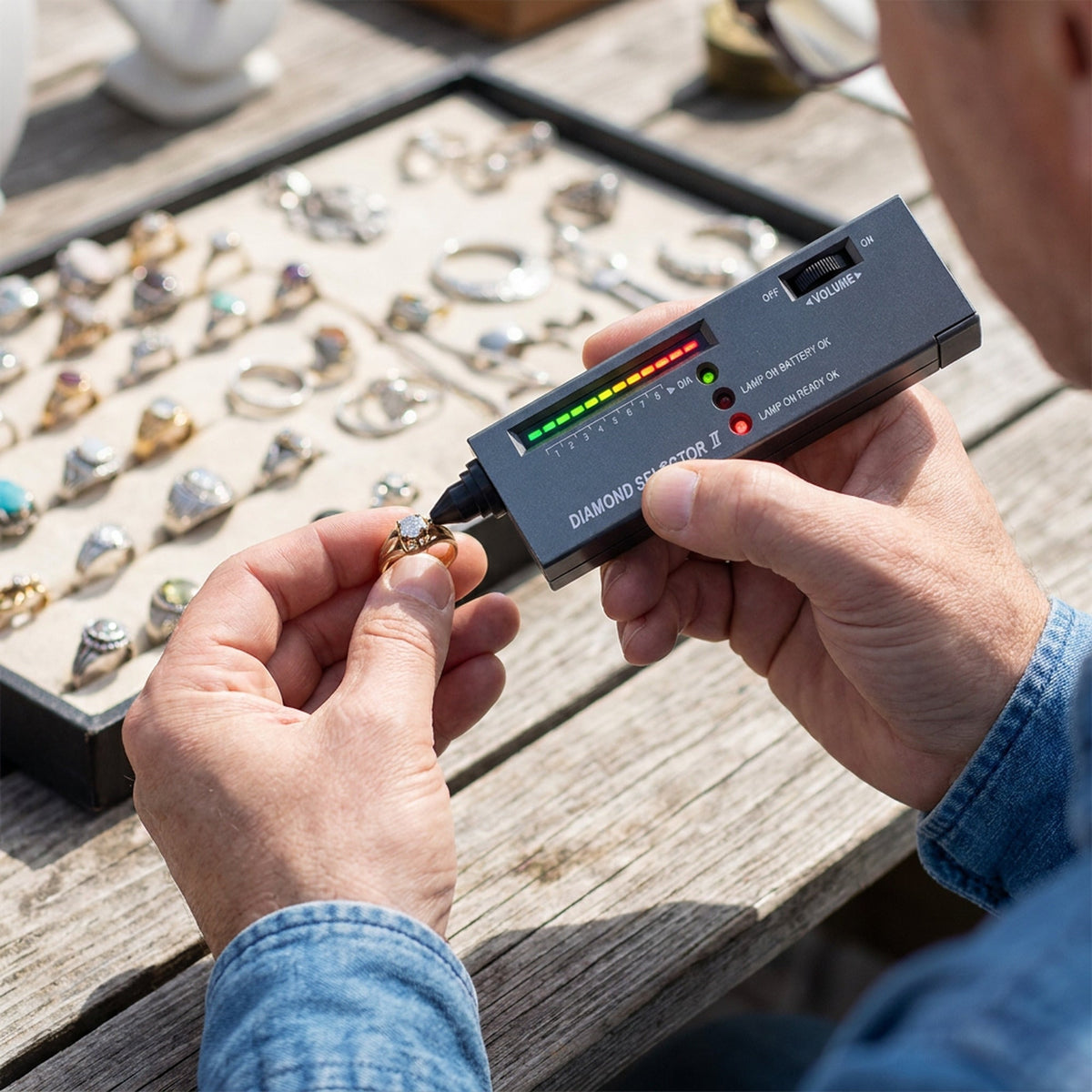 Diamond Tester - High Accuracy Jewelry Diamond Tester for Novice and Expert