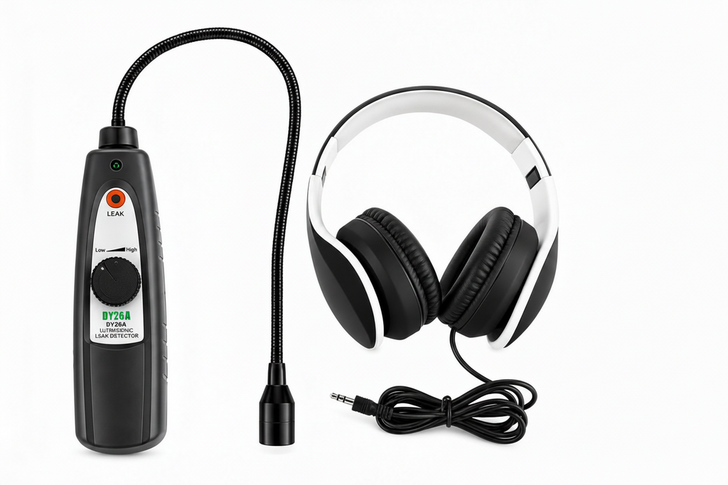 Portable Ultrasonic Leak Detector – DY26A Gas, Air, Water, Pressure & Vacuum Leak Tester for Flaw Detection, Inspection and Maintenance