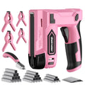Electric Rechargeable Cordless Nail Gun – 20V Portable Precision Nailer for DIY, Carpentry, and Home Projects with Efficient Battery Power