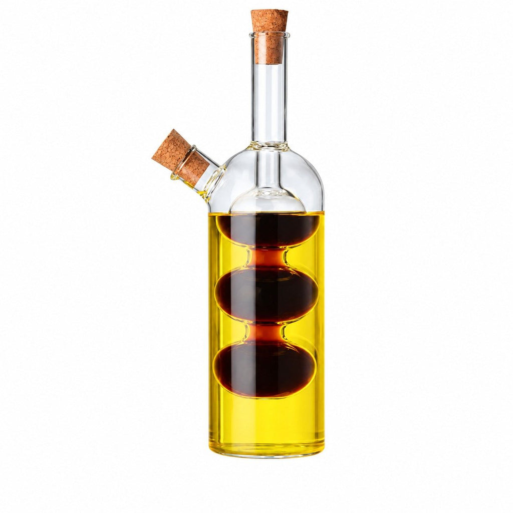 Double Drizzle Glass Seasoning Bottle