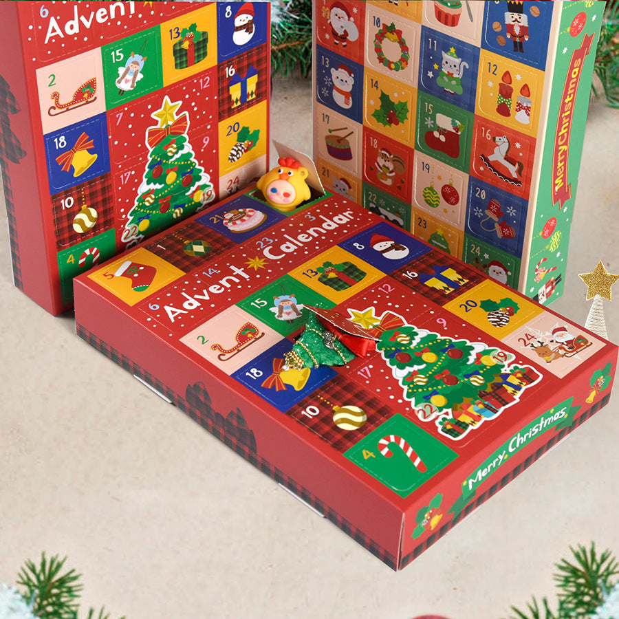DIY Advent Calendar Box with 24 Compartments for Surprises