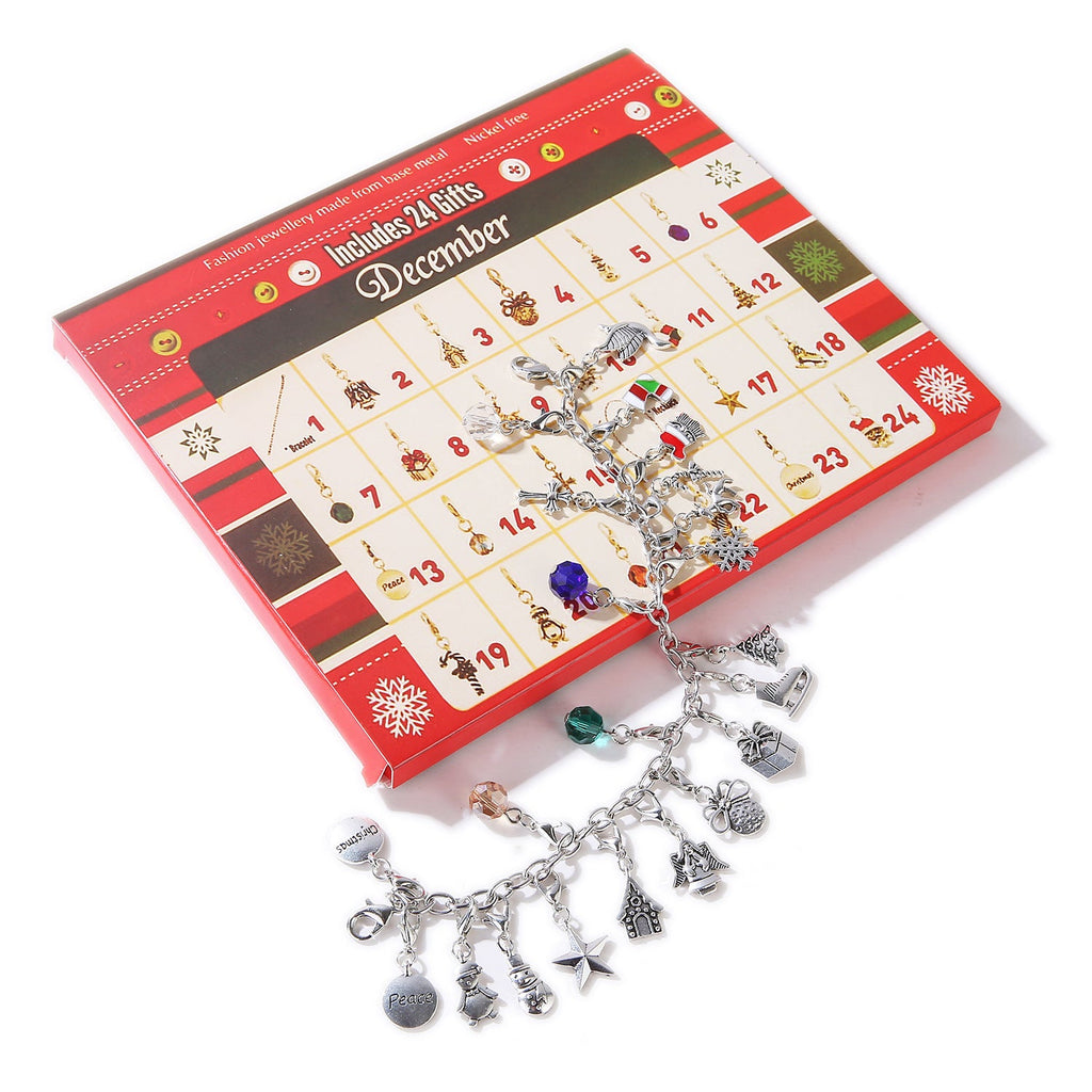 DIY Bracelet Advent Calendar for Children, 24 Doors