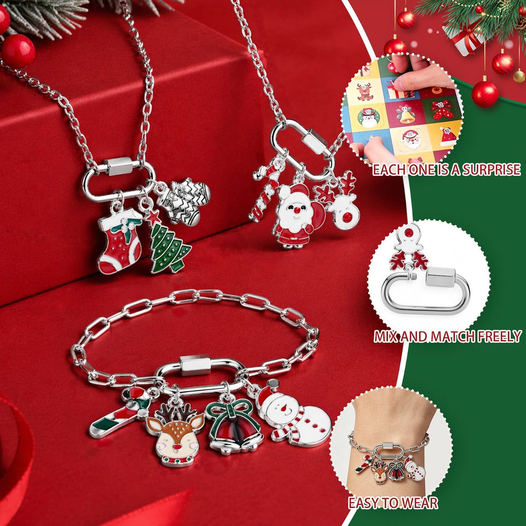 Christmas Advent Calendar with DIY Jewelry Set