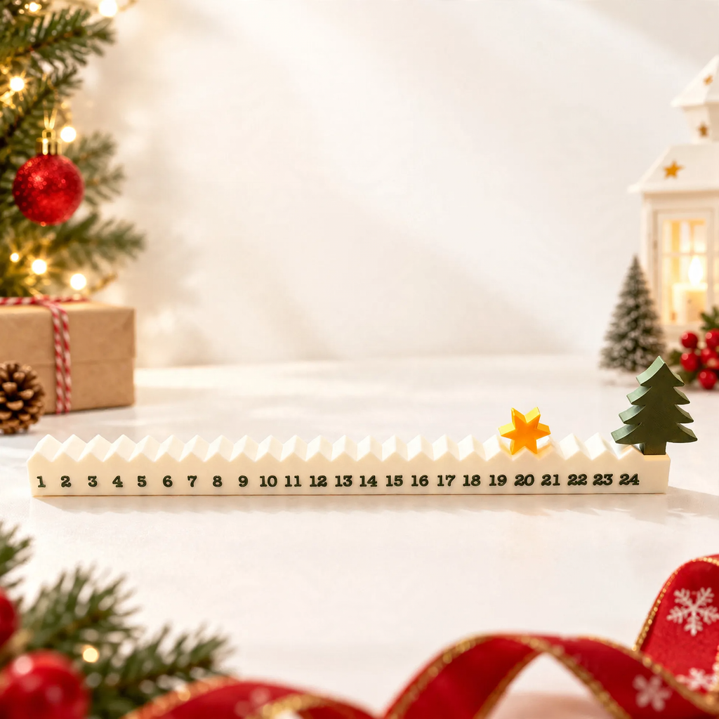 3D-printed Christmas tree Advent calendar