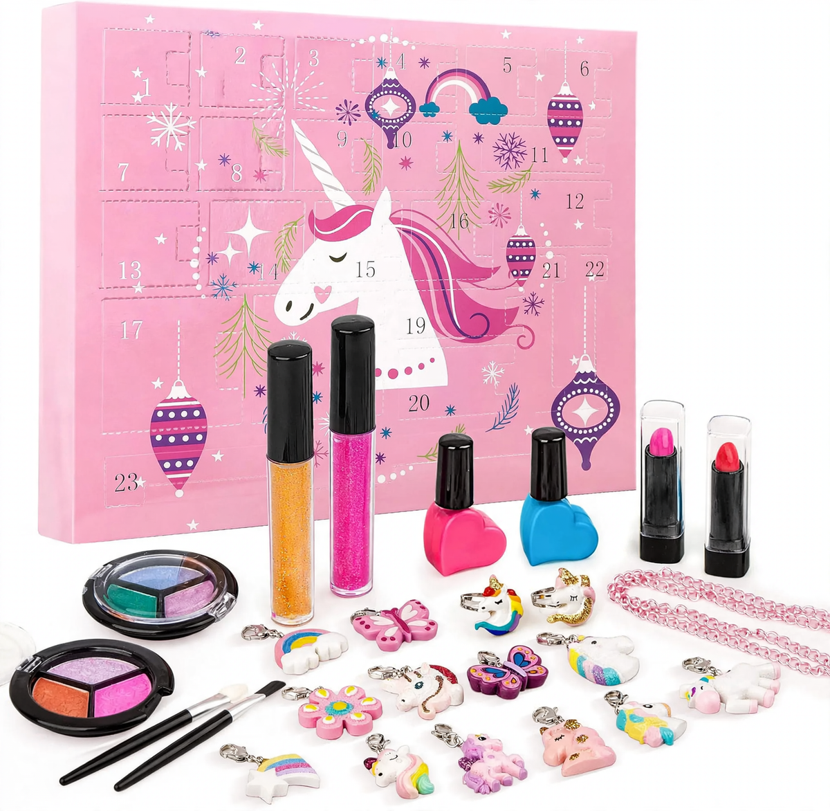 Christmas Advent Calendar for Girls with Jewelry and Accessories