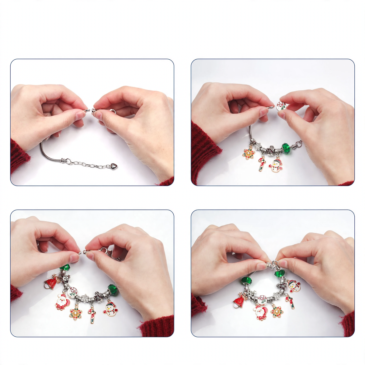 DIY Advent Calendar with Bracelet Set for Kids