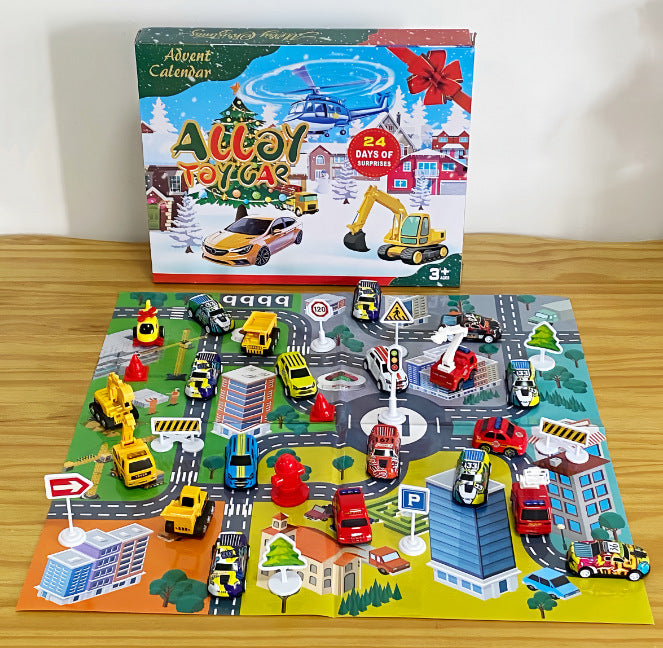 Christmas Advent Calendar with Model Cars