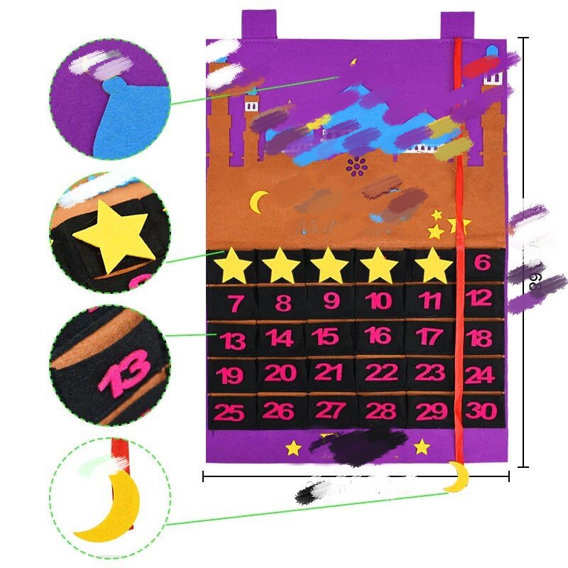 Decorative Advent Calendar for Children