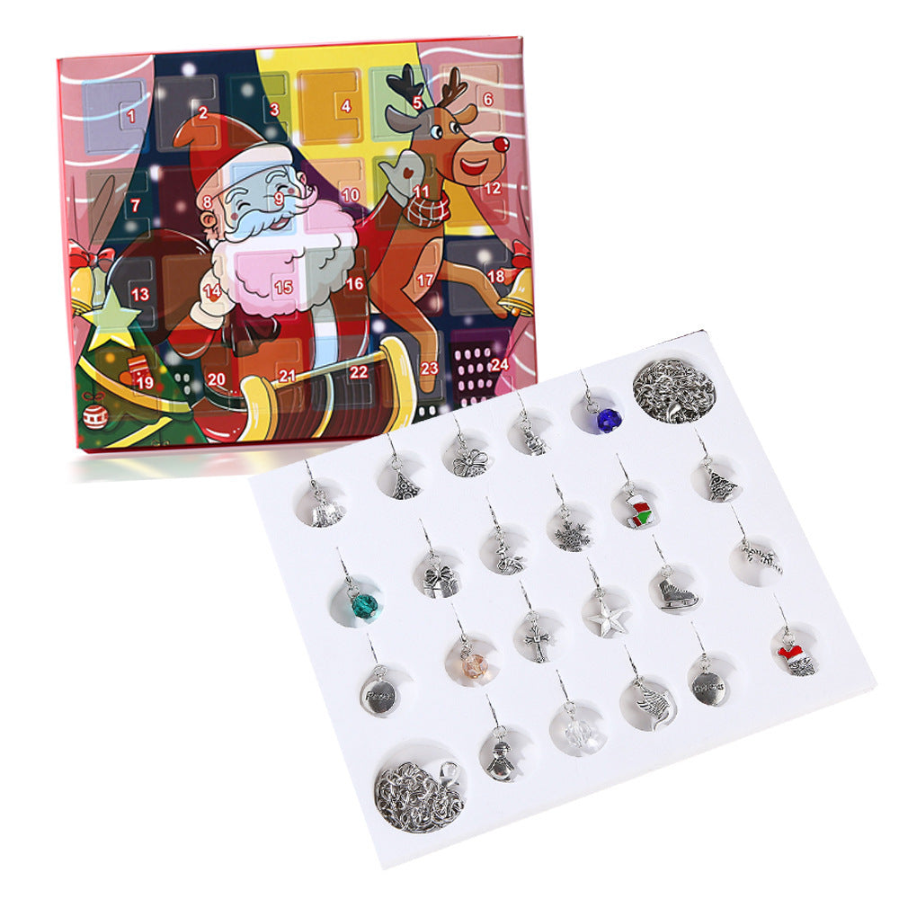 DIY Bracelet Advent Calendar for Children, 24 Doors