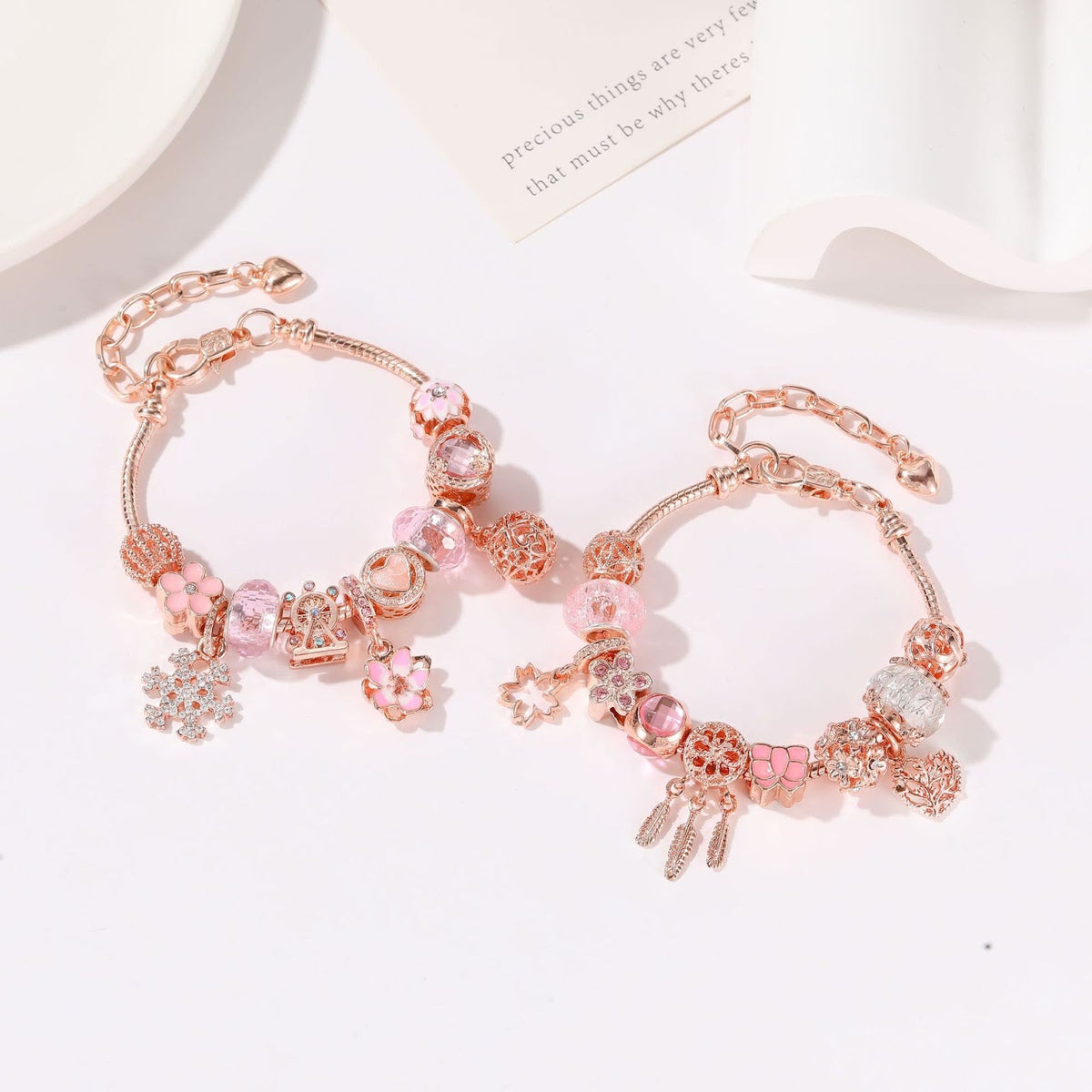 Christmas Advent Calendar Jewelry Set, Rose Gold