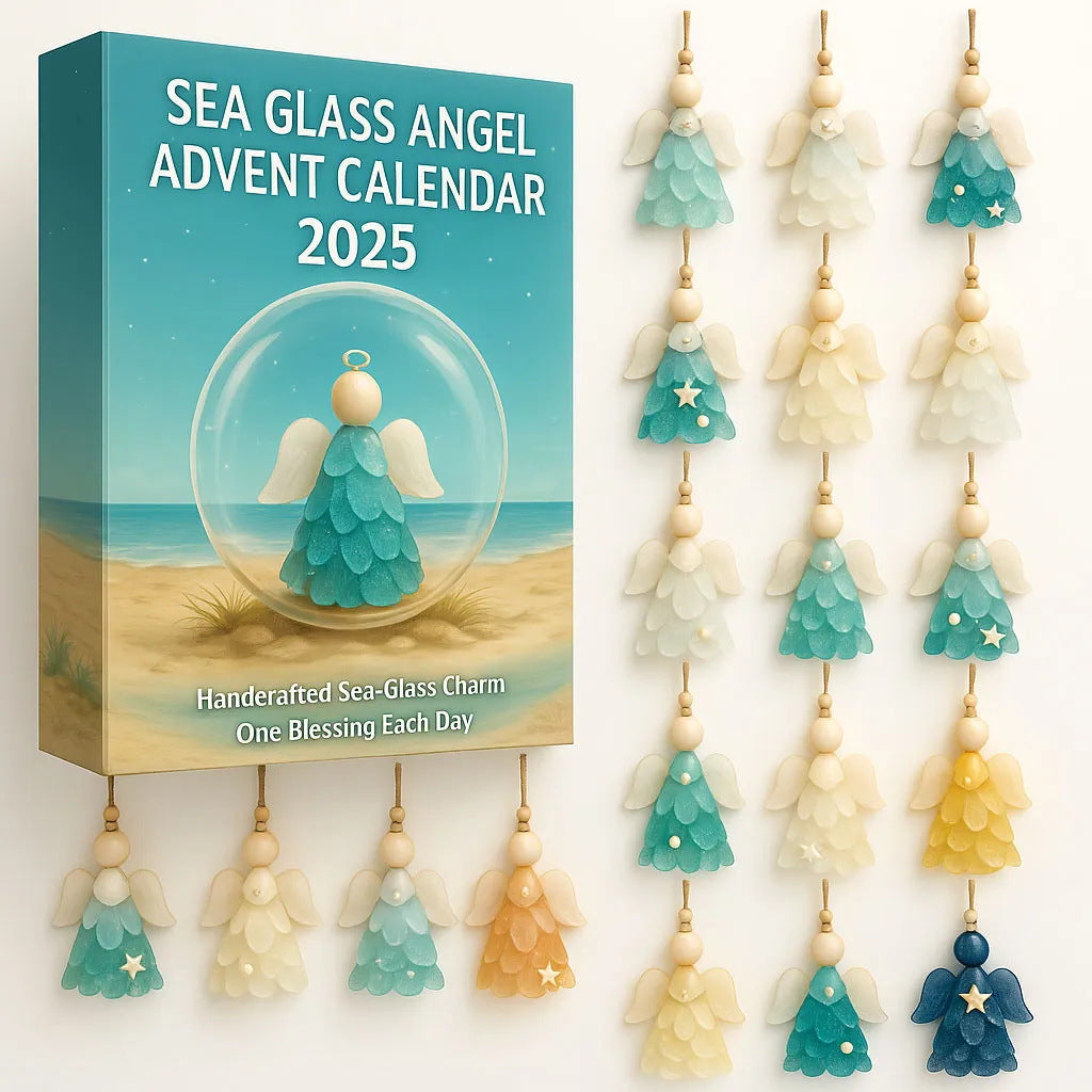 Christmas Advent Calendar with Angel Figures