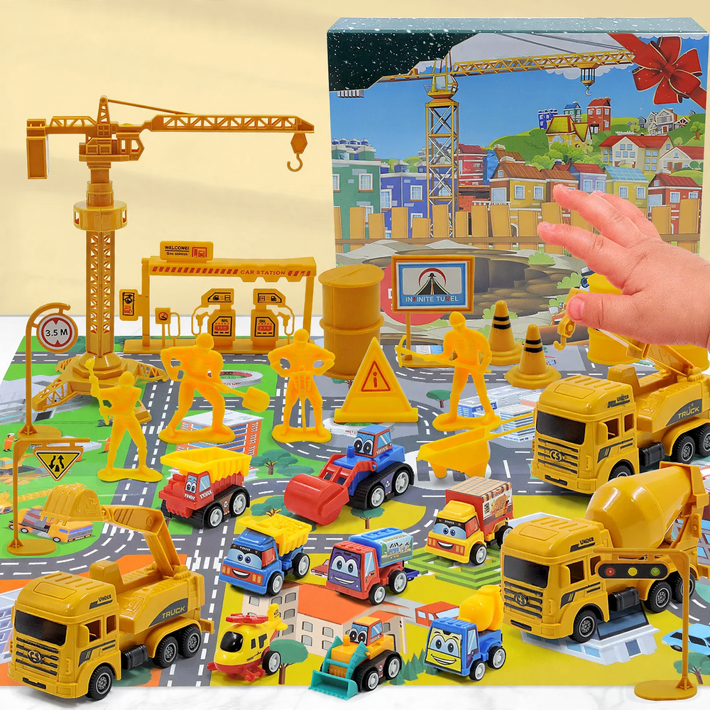 Christmas Advent Calendar with Model Cars