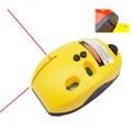 Infrared Laser Level Tool - Horizontal Vertical Line Measuring Device with Bubble Level, Professional Construction Tool for Precision Alignment