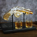 Unique Revolver Liquor Decanter Set