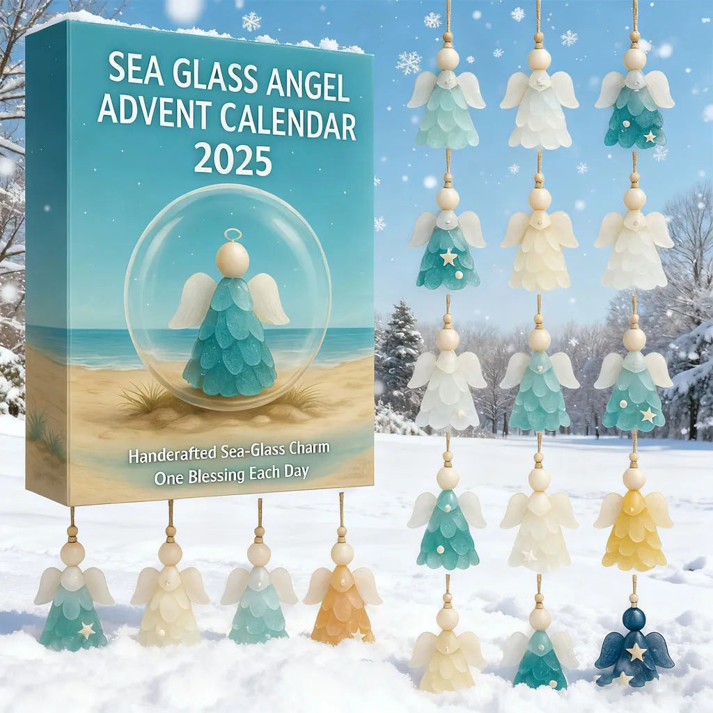 Christmas Advent Calendar with Angel Figures