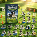 Border Collie Advent Calendar made of Acrylic