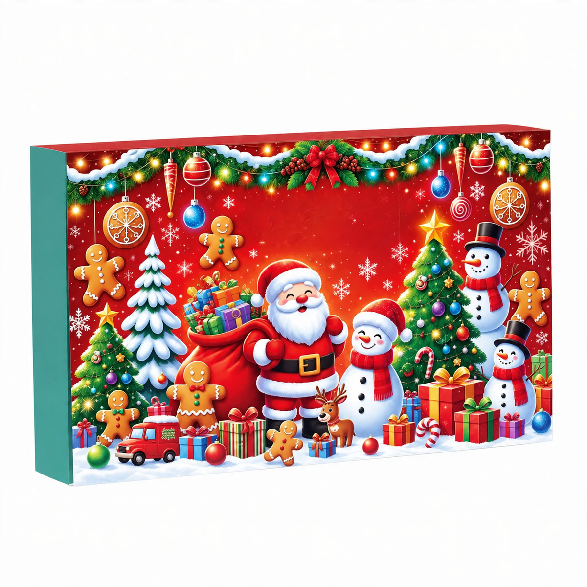 Advent calendar with 24 patience games and puzzle tasks