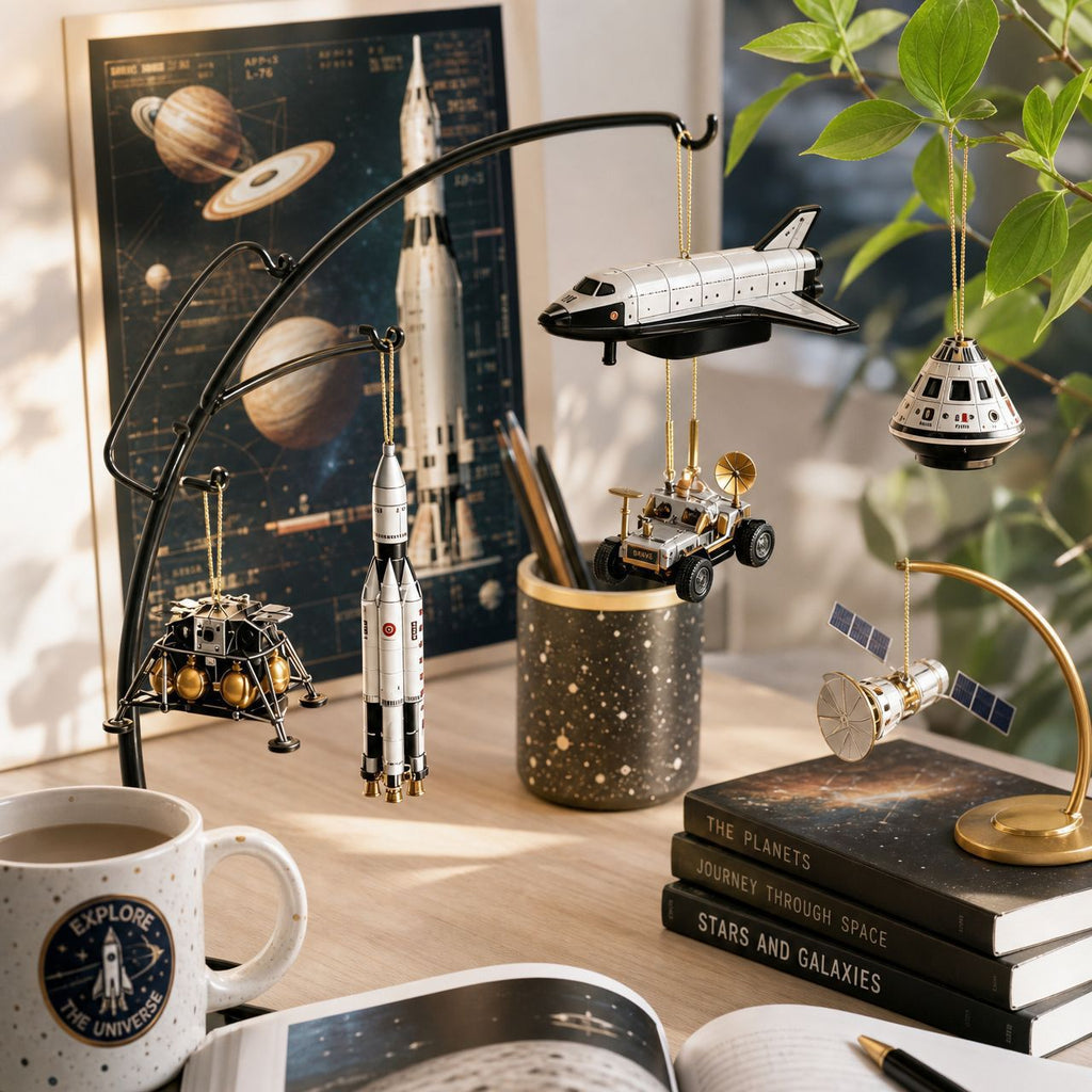Advent calendar space exploration made of acrylic