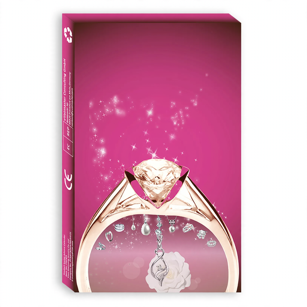 Christmas Advent Calendar Jewelry Surprise Box