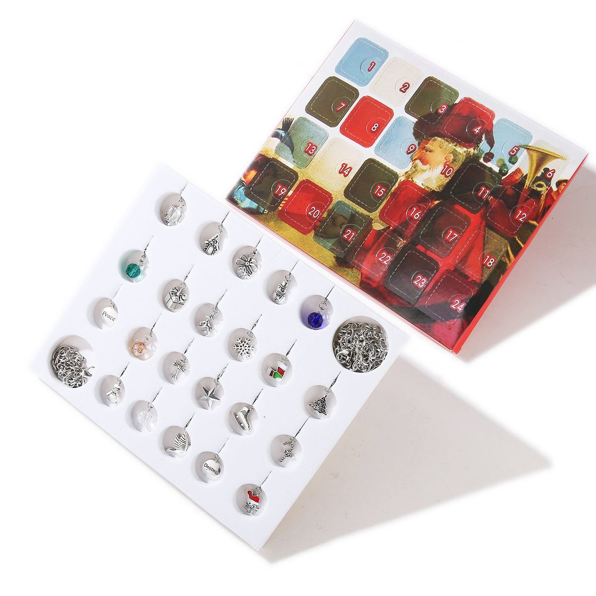 DIY Bracelet Advent Calendar for Children, 24 Doors