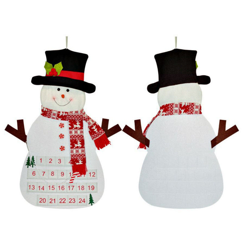 DIY Felt Christmas Tree Advent Calendar for Kids