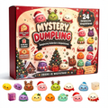 Christmas Advent calendar with 24 squishy figures