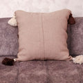 Hand-Tufted Berber Cushion · Tassels · Made in Marrakech