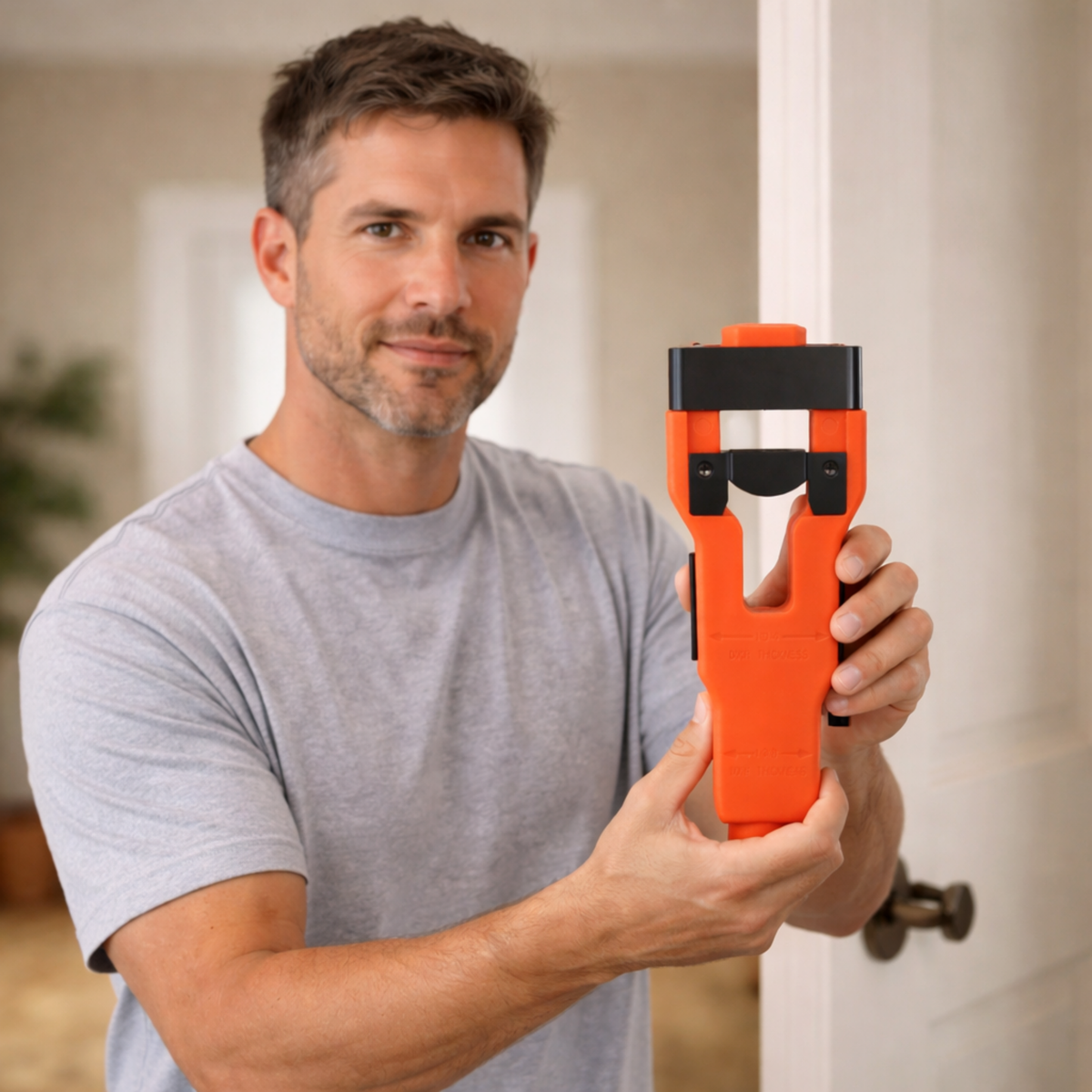 Door Latch Mortise Installation Tool Kit – Precision Wood Door Cutter for 1-3/8" and 1-3/4" Thick Doors