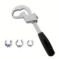 Universal Adjustable Plumbing Wrench – Heavy-Duty Tool for Faucet & Sink Repairs, Must-Have for Home Maintenance