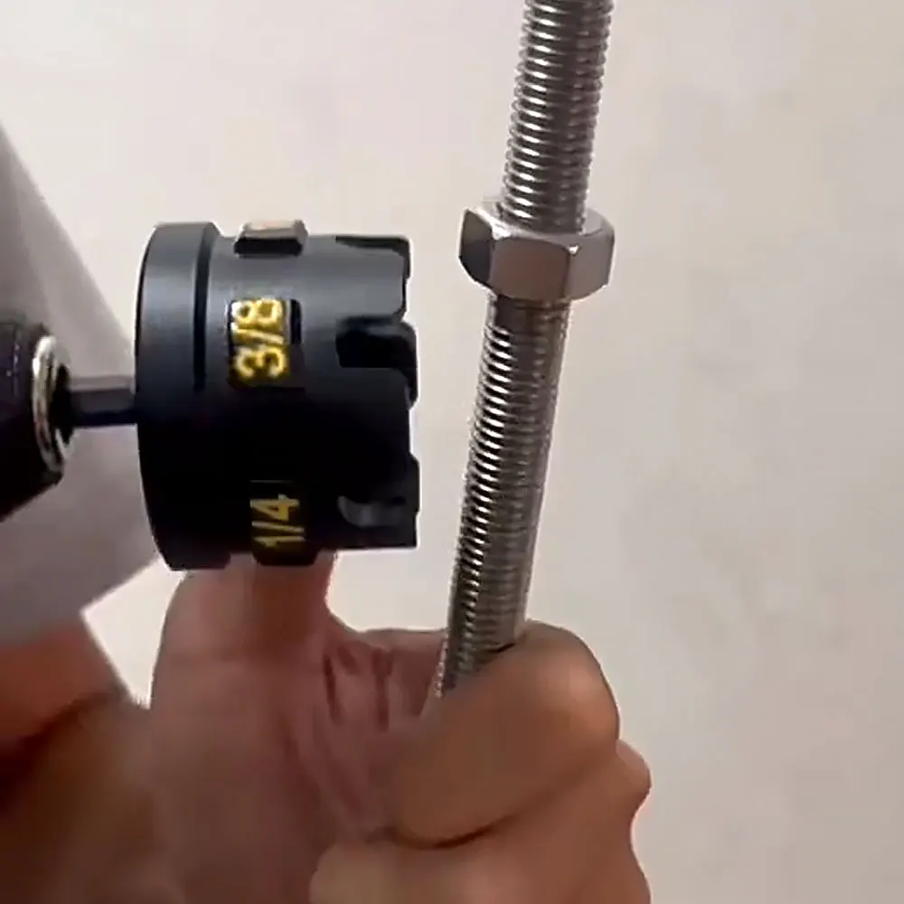 Nut Remover Drill Attachment Tool – Metal Bolt Extractor for Fast Nut and Bolt Removal, Heavy Duty Socket Wrench Accessory for Repair and Maintenance