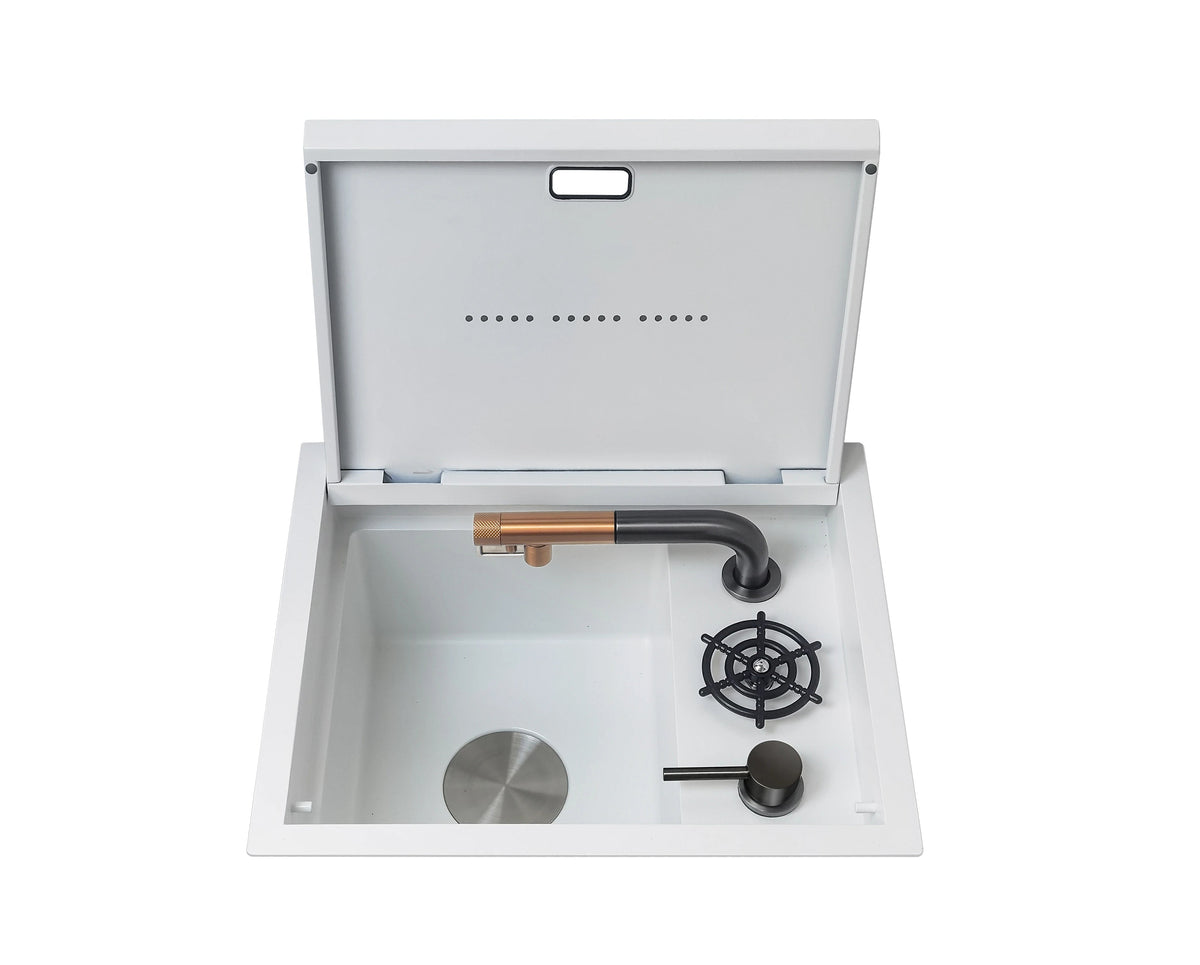 Sleek Multifunctional Cup Washer Modern Hidden Sink