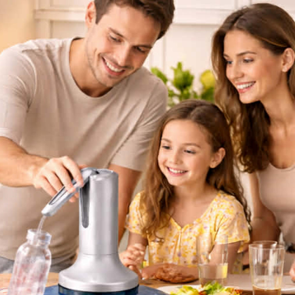 Electric Water Gallon Pump – A84X Portable USB Rechargeable Automatic Water Dispenser for Desktop, Home and Outdoor Convenience