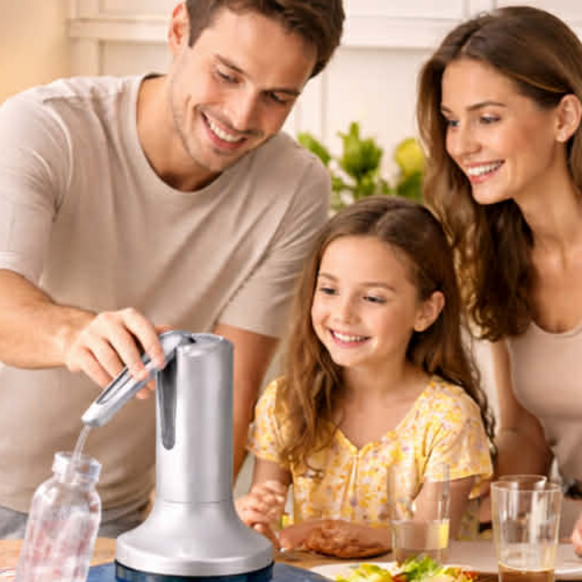 Electric Water Gallon Pump – A84X Portable USB Rechargeable Automatic Water Dispenser for Desktop, Home and Outdoor Convenience