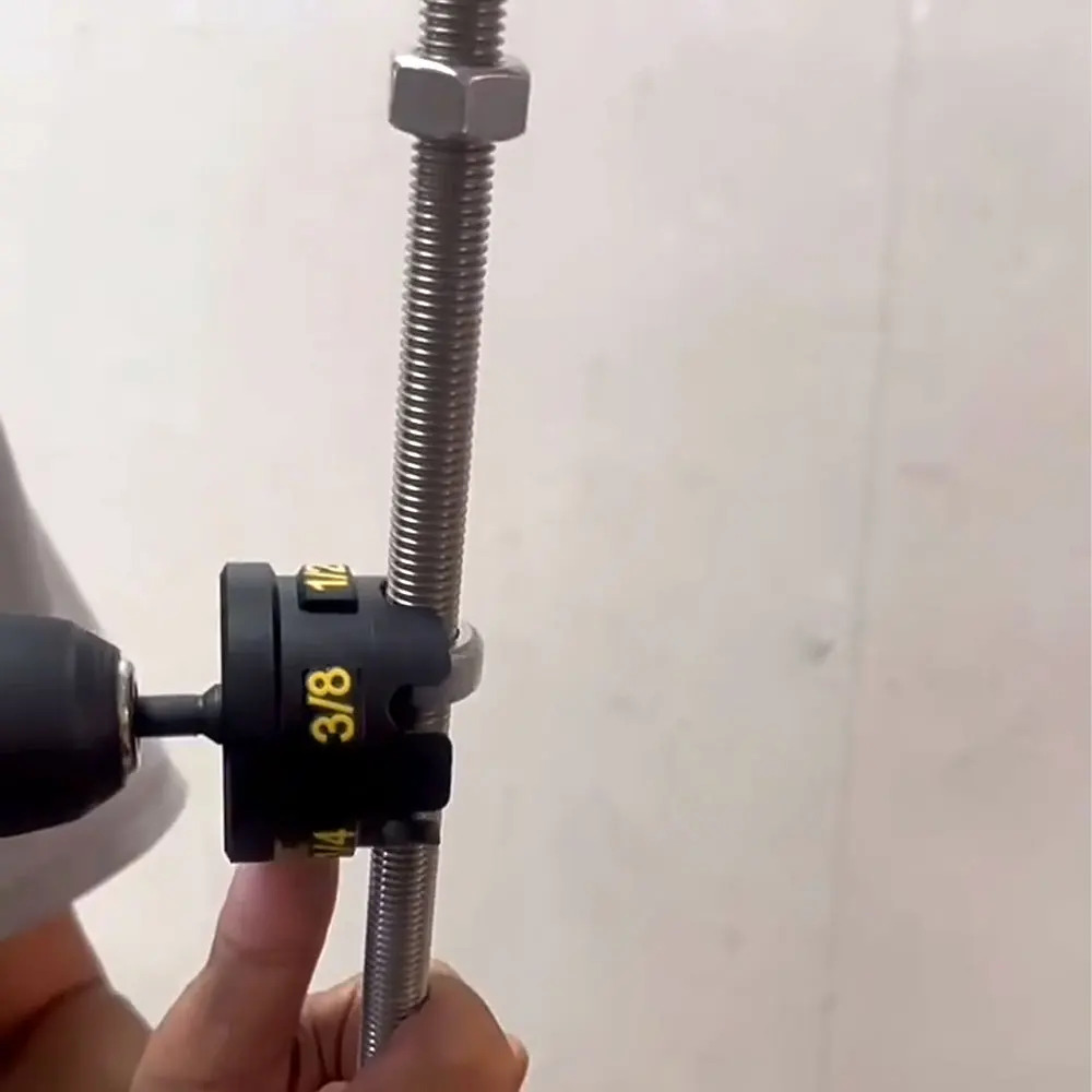 Nut Remover Drill Attachment Tool – Metal Bolt Extractor for Fast Nut and Bolt Removal, Heavy Duty Socket Wrench Accessory for Repair and Maintenance