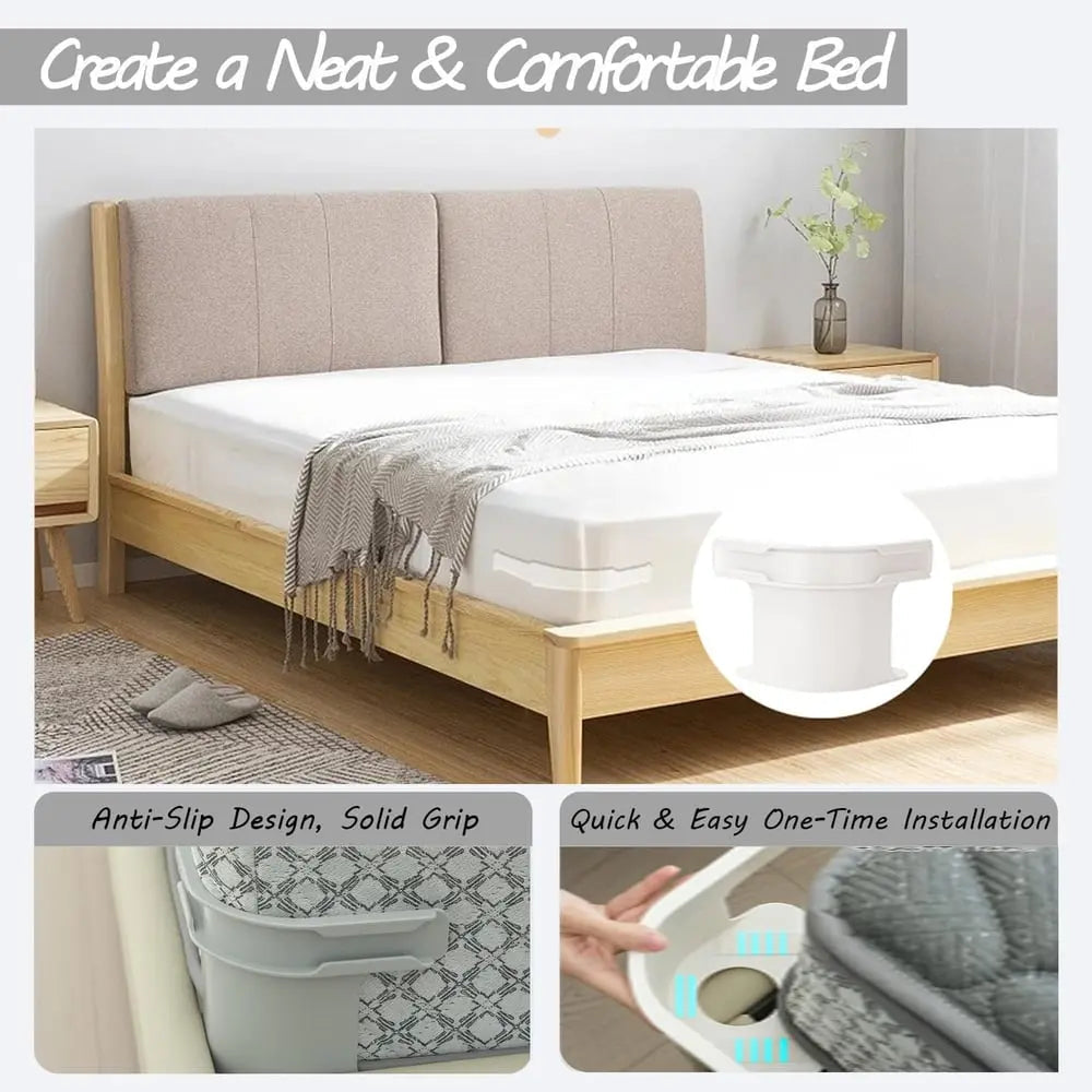 kaatw | 4-piece bed sheet holder set – secure hold for all mattress sizes