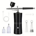 Rechargeable Portable Airbrush Kit – Compressor-Powered, Ideal for Makeup, Nail Art, and Creative DIY Painting Projects