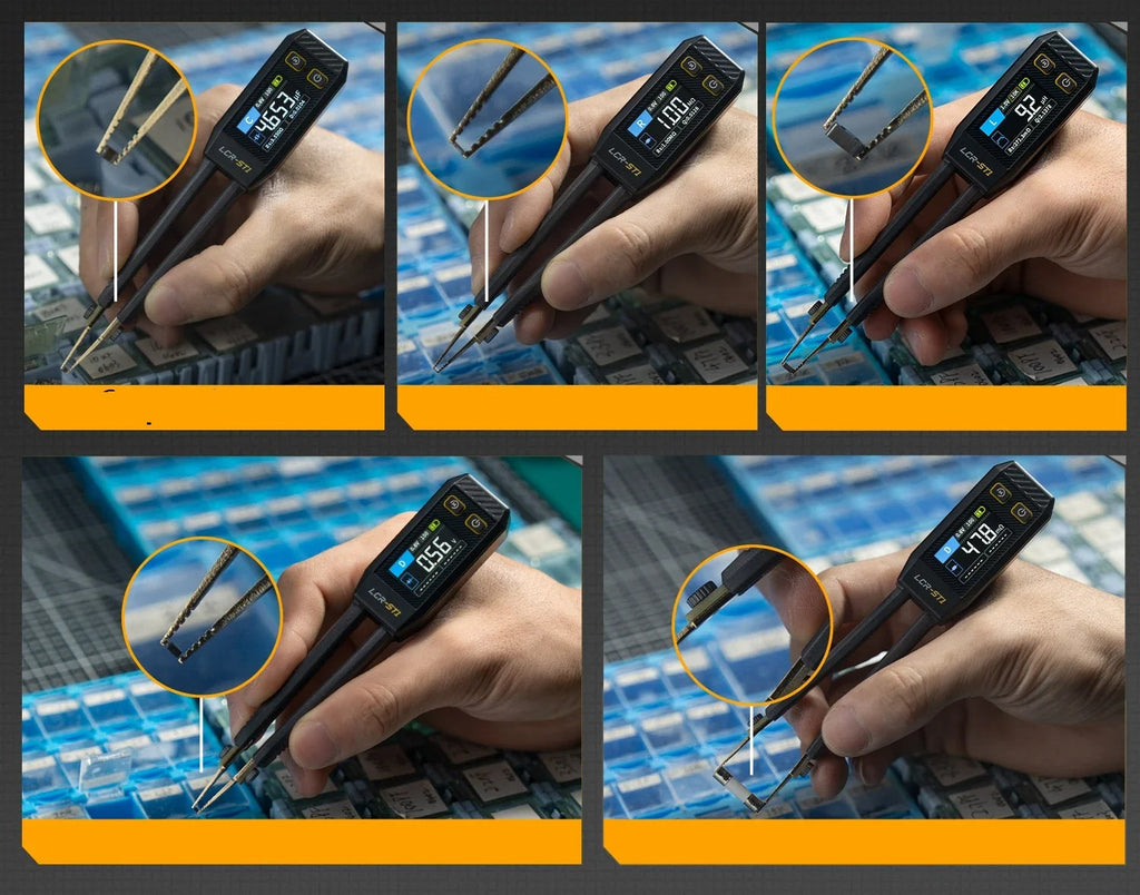 Smart Multimeter Tester LCR-ST1  – Instantly Analyze Resistance, Capacitance, Inductance & More with This All-in-One SMD Tool