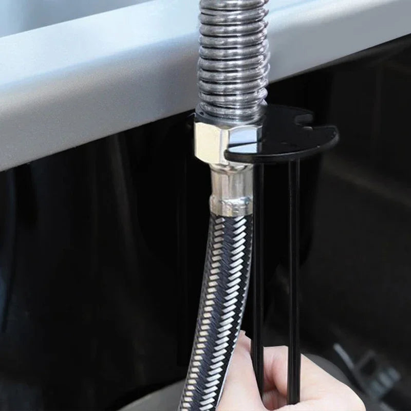 Basin Wrench – Multi-Purpose Plumbing Wrench, Four-Claw Hexagon Sink Faucet Wrench & Repair Tool for Household Pipe Fixes