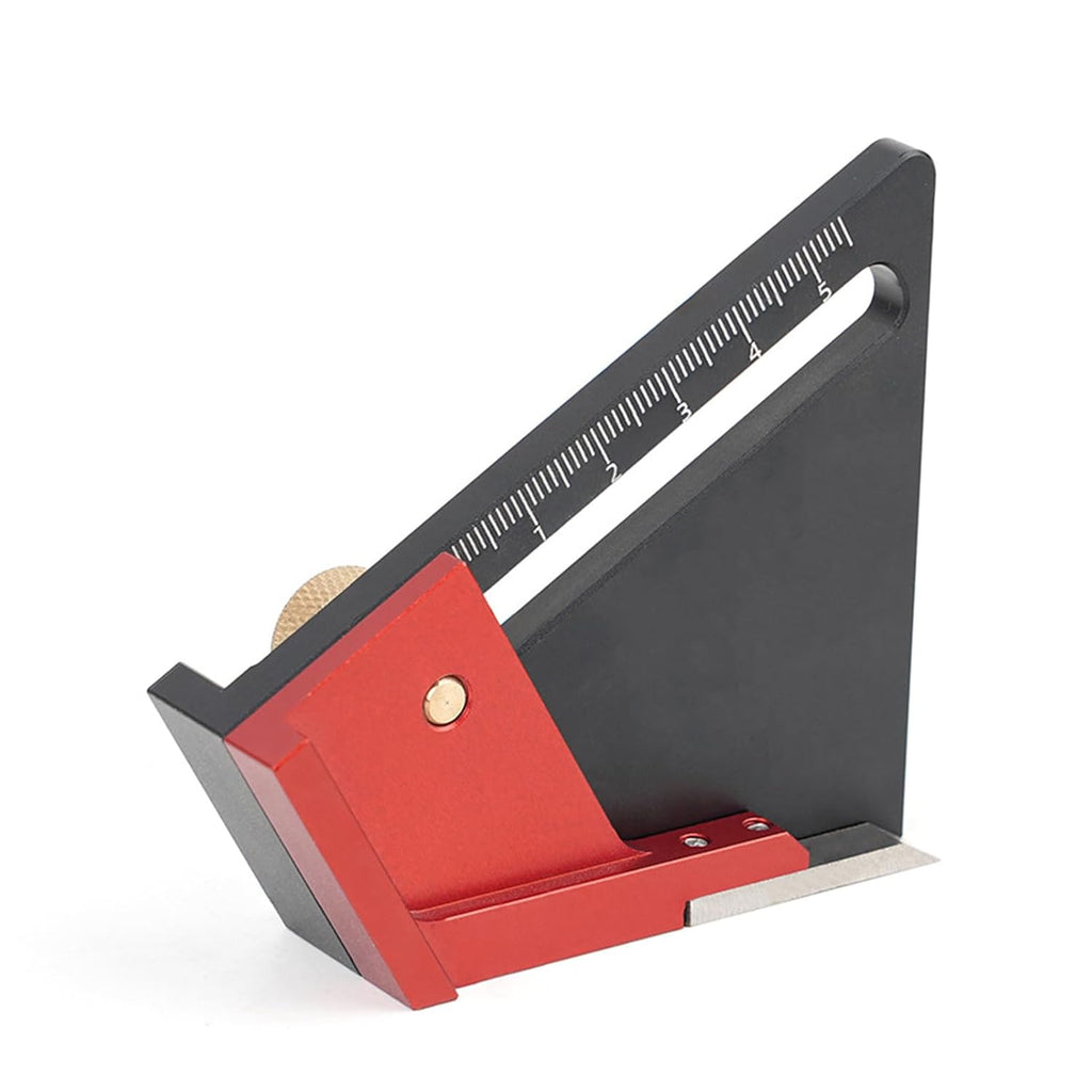 Portable Depth Measurement Tool – Aluminum Alloy Multifunction Height and Depth Gauge Compact Precision Ruler