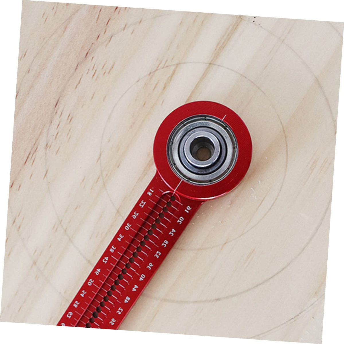 Woodworking Scribe Gauge & Compass – Multi-Function Circular Drawing Tool with Precision Hole Ruler for Accurate Carpentry Marking