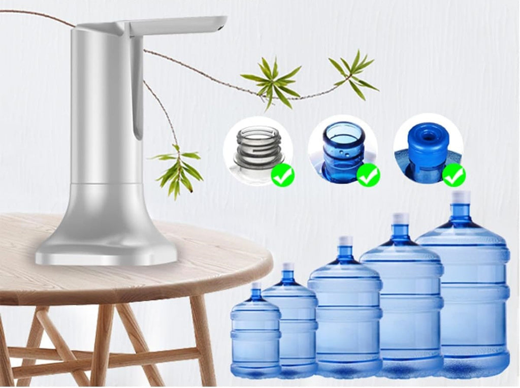 Electric Water Gallon Pump – A84X Portable USB Rechargeable Automatic Water Dispenser for Desktop, Home and Outdoor Convenience