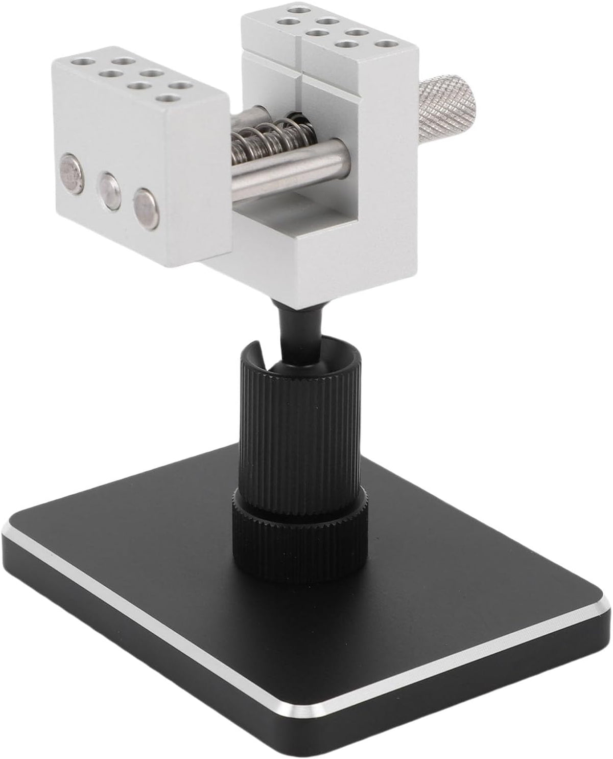 Adjustable Precision Mini Bench Vise Clamp – 2-in-1 Compact Tool for Model Assembly Hobby DIY Projects