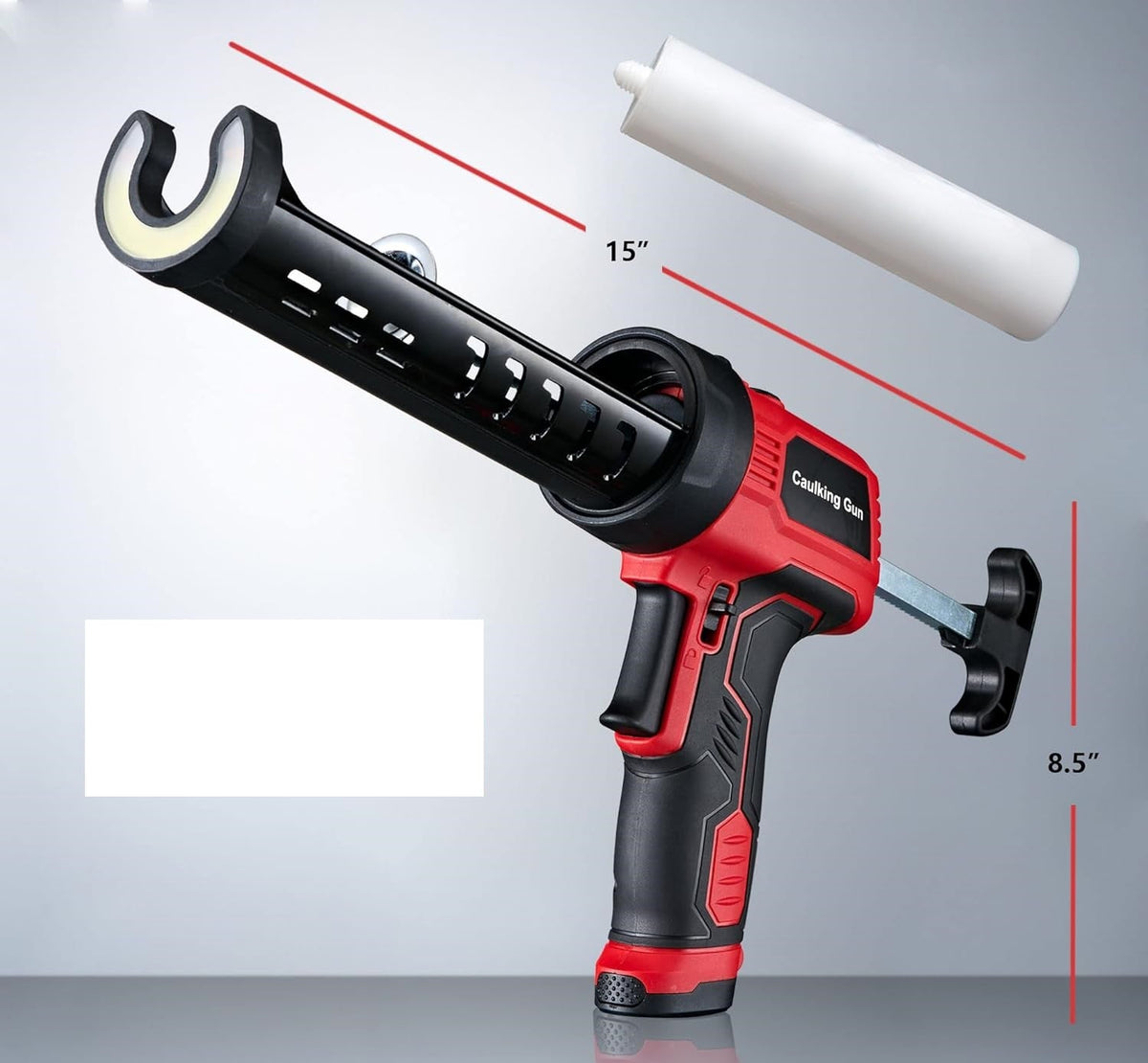 Wireless Electric Glue Gun with Four Speeds – 18V Battery Powered Caulking Tool for Doors Windows Craft Repair