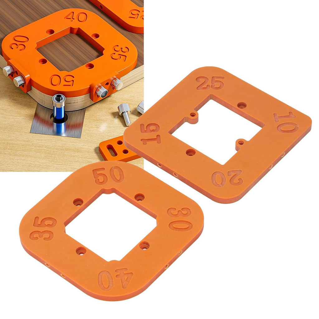 Woodworking Router Corner Radius Template Jig – R10 to R50 Curved Milling Guide for Precision Routing Circular Corners ABS Tool